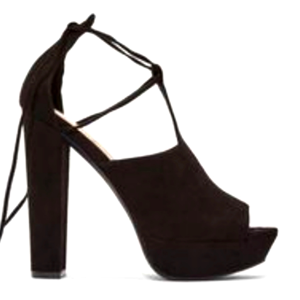 JUSTFAB Shawne Platform Heeled Sandal